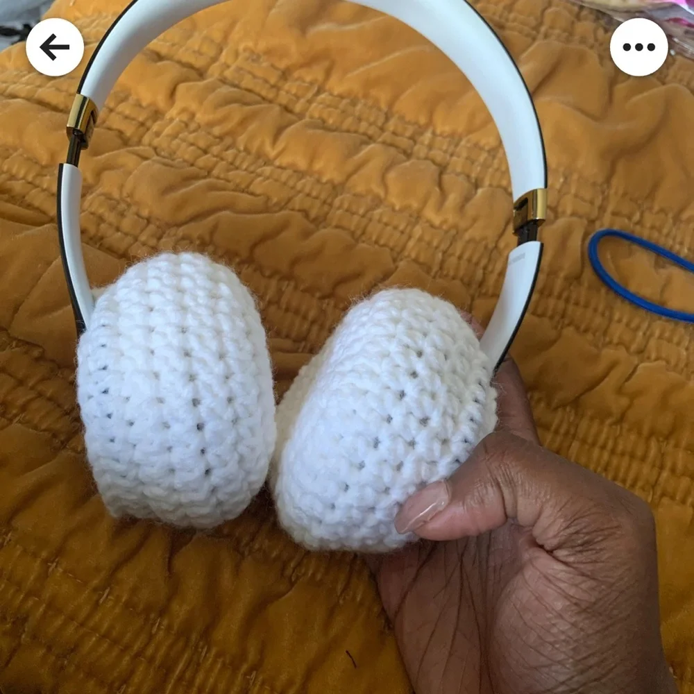 Comfy Crochet Headset Earphone Covers